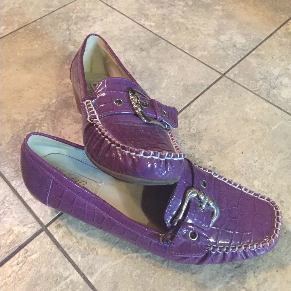 Purple Bolaro loafers sz 7.5
